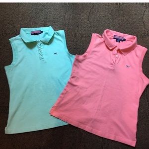 VINEYARD VINES - 2 sleeveless 👚 polos